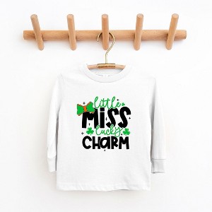 The Juniper Shop Little Miss Lucky Charm Youth Long Sleeve Tee - 1 of 3