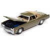 1975 Cadillac Eldorado Tarragon Gold Met. w/Rear Section of Roof Sandalwood Tan Ltd Ed 1/64 Diecast Model Car by Auto World - 3 of 3