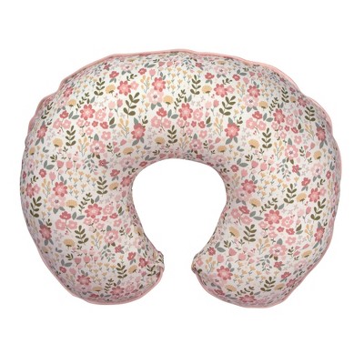 Image of Boppy Nursing Pillow Cover Organic, Blush Garden