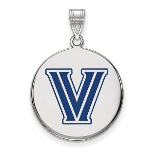Black Bow Jewelry Sterling Silver Villanova Wildcats NCAA Large Pendant - 1 of 3