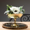 Sullivans 5.25" & 6.75" Gold Glass Pedestal Goblet Set of 2, Multicolored - 3 of 4