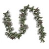 9' Whitter Pine Garland White LED Lights - National Tree Company - 4 of 4