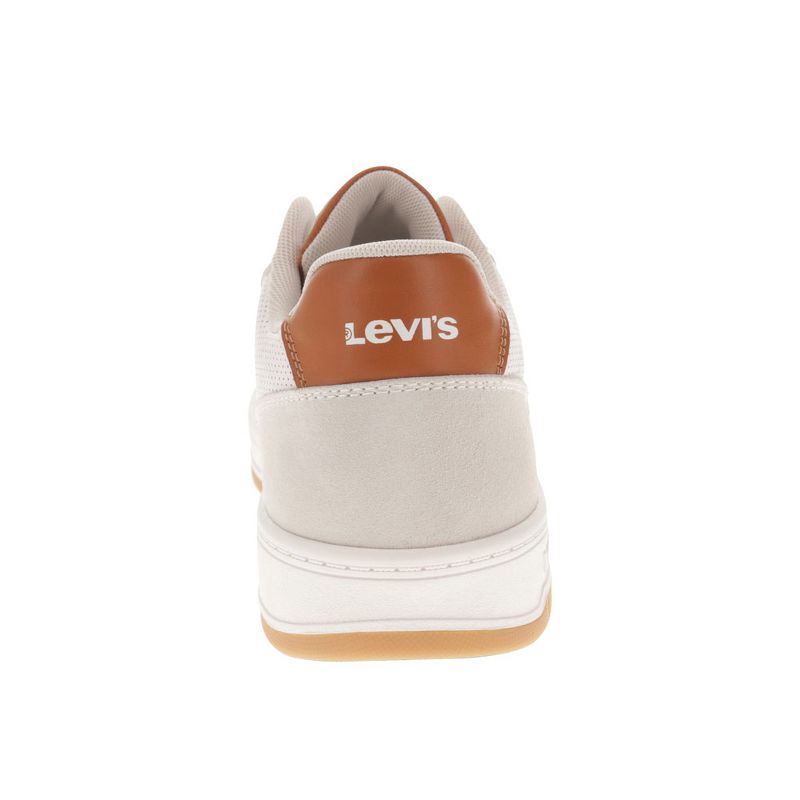 Levi's Mens Drive Lo 2 Vegan Leather Casual Lace Up Sneaker Shoe, 4 of 8