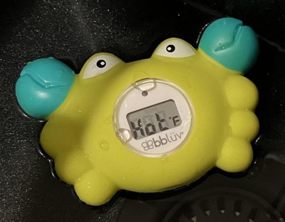 bblüv - Kräb - Thermomètre en degrés et jouet de bain 3-en-1