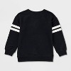 Toddler Girls' Adaptive Halloween Pullover Sweatshirt - Cat & Jack™ Black - 2 of 4