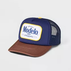 Men's Modelo Especial Foam Trucker Baseball Hat - Navy Blue