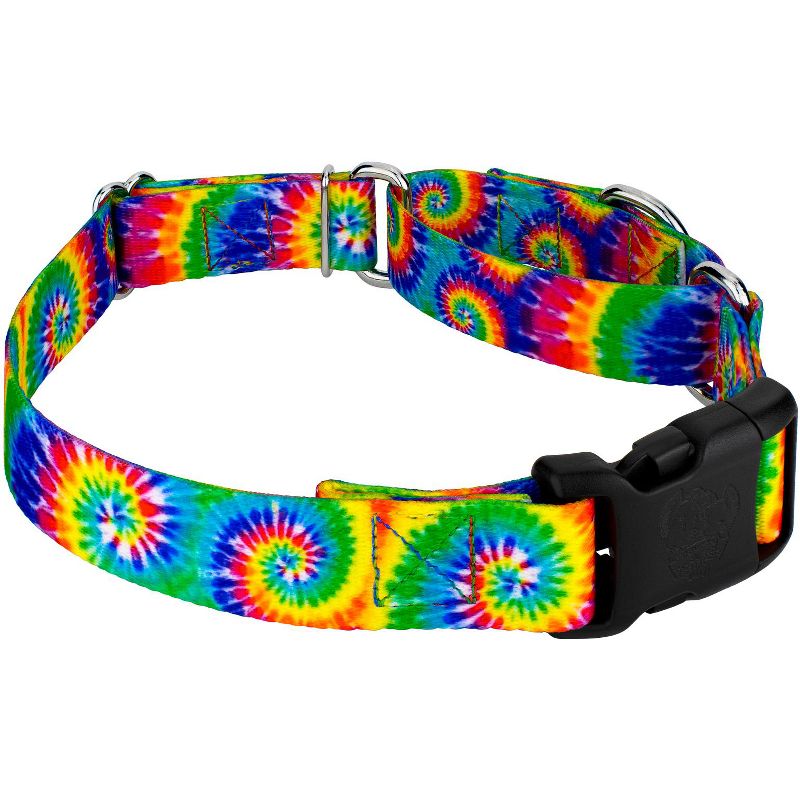 Country Brook Petz Classic Tie Dye Martingale Dog Collar with Deluxe Buckle, 4 of 6