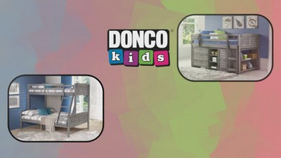 White Twin Loft Bed with Slide and Camo Tent