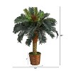 HomeStock  3 ft. Artificial Palm Tree in Pot for Indoor/Outdoor - 2 of 4