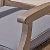 Juniper 7pc Acacia Wood Dining Set - Gray/Dark Gray - Christopher Knight Home - 3 of 4