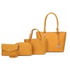 MKF Collection Edelyn Embossed M Signature Vegan Leather Women’s Tote Bag by Mia K – 4 Pcs set - 2 of 4