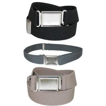 Plus Size Elastic Belt with Magnetic No Show Flat Buckle by CTM