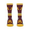 NCAA Minnesota Golden Gophers Socks: Crew, Cushioned Heel & Toe, Knit, Adult Large - 2 of 3
