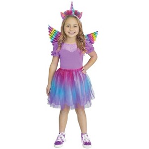 Fun World Unicorn Wing Set Child Costume Set (Vivid), Standard - 1 of 2