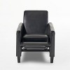 Sapphtopaz Recliner Chair Modern Accent Chair Push-Back Upholstered Chair with Sturdy Frame Comfy Chair for Bedroom, Living Room - 2 of 4