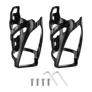 Unique Bargains PC Universal Cycling Bike Water Bottle Holders 2 Pcs with Screw and Wrench 5.2" - 1 of 4