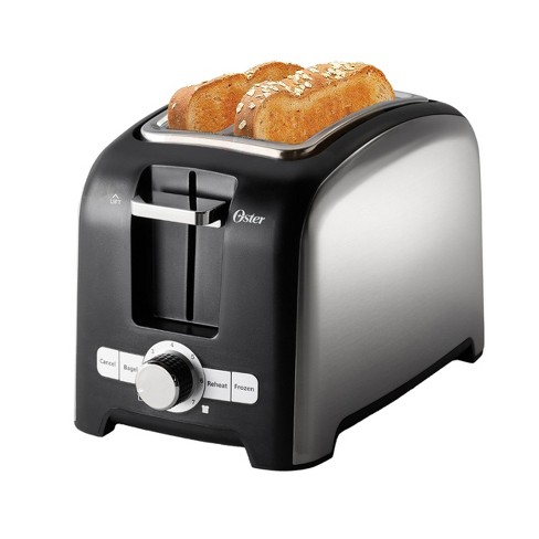 Oster 2-Slice Toaster with Advanced Toast Technology, Stainless