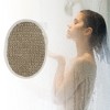 Unique Bargains Jute Bath Brush for Shower 5.71"x4.33" Beige Brown 2 Pcs - image 2 of 4