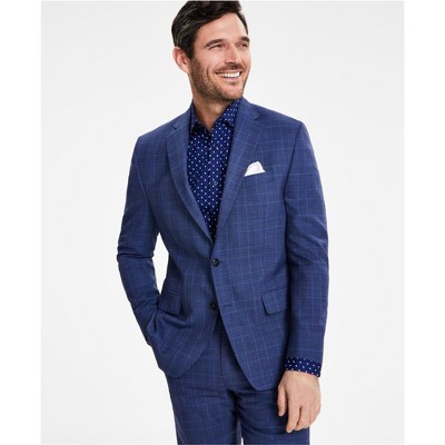 Michael Kors Mens Stretch Classic Fit Two Button Blazer Jacket