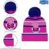 Peppa Pig Girls' Winter Hat, Scarf and Mittens Set, Toddlers Age 2-4 (Violet/Pink) - 3 of 4