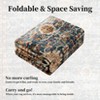 Traditional Distressed Area Rugs for Living Room Bedroom Non Slip Washable Medallion Pattern Printed Thin Carpet Rugs - 4 of 4