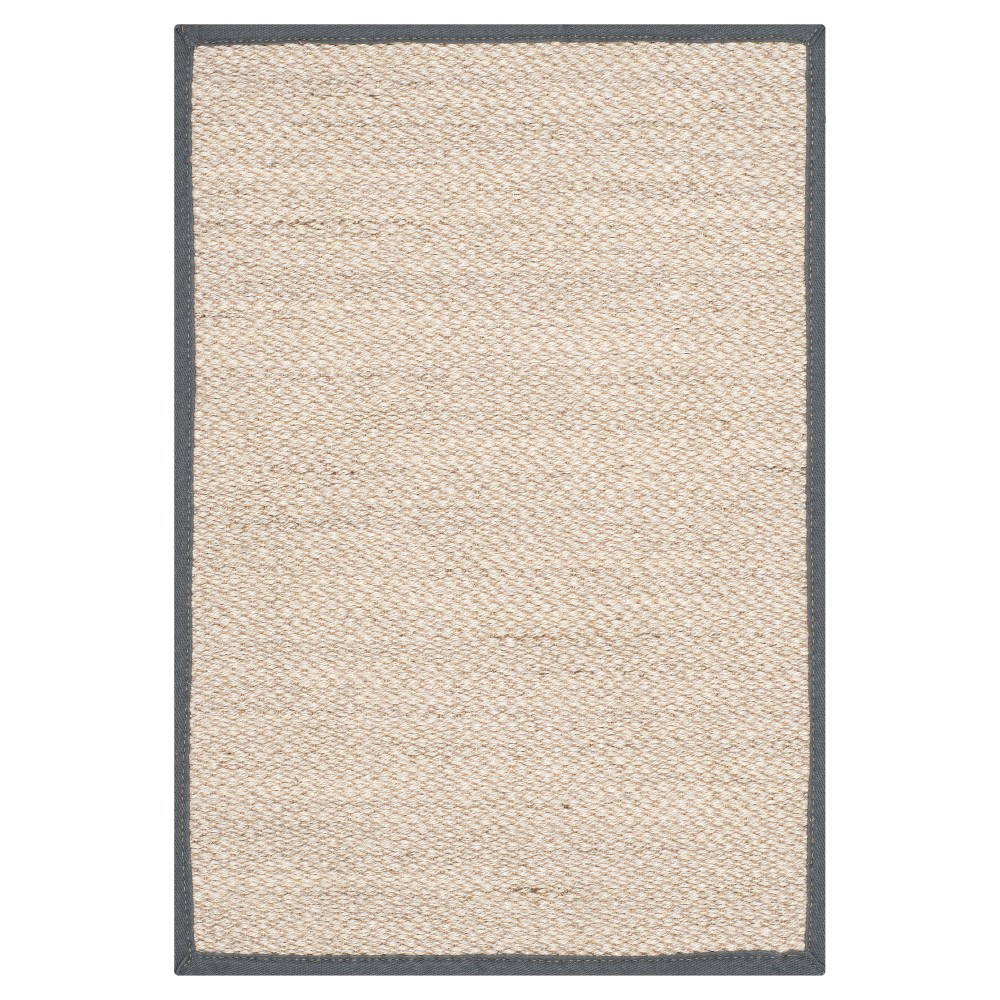 Natural Fiber Rug - Marble/Dark Gray - (2'x3') - Safavieh
