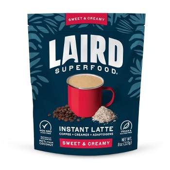 Laird Superfood Instafuel Medium Roast Instant Latte - 8oz