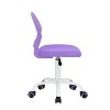 ELJGET Ergonomic Desk Chair for Teens, Height Adjustable Office Chair with Lumbar Support, Armless Computer Task Chair for Small Spaces - 4 of 4