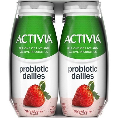 Activia Probiotic Dailies Strawberry Yogurt Drink - 8ct/3.1 fl oz Bottles_2