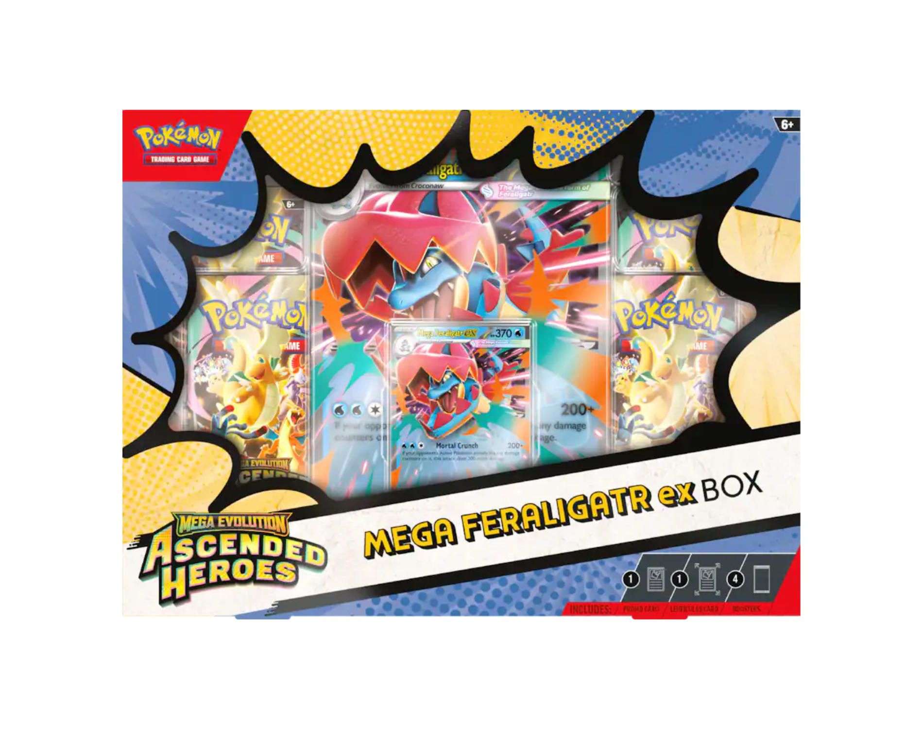 Pokemon ME2.5 Ascended Heroes ex Box | Mega Feraligatr ex