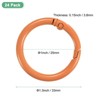 Unique Bargains Metal Spring O Rings Zinc Alloy Durable Multipurpose Lightweight Buckle - 3 of 4