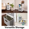 BirdRock Home Rolling Storage File Cabinet with 1 Lateral Drawer - White - 4 of 4