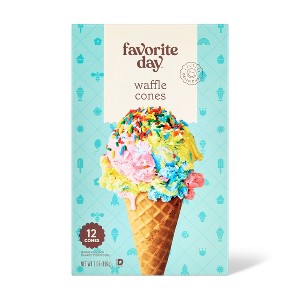 Waffle Cones - 12ct - Favorite Day™ - 1 of 4