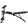 iMountek   "Adjustable Weight Bench with Preacher Curl Pad, Leg Extension & Resistance Bands for Full Body Home Gym" Black - image 3 of 4