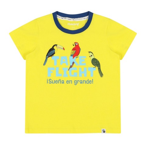 Mixed Up Clothing Kids Suave Graphic Short Sleeve T-Shirt - Take Flight - 8 M