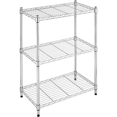 WHTMOR SUPREME SMALL 3 TIER SHELVING-CHROME