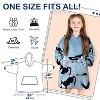 Catalonia Wearable Blanket Hoodie Sweatshirt for 4-12 Yr Girl Boy Kid, Oversized Fleece Hoodie Pullover, Cozy Warm Gift for Girl Boy Kid - 3 of 4