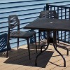 Sunnydaze Indoor/Outdoor Plastic Dining Chair for the Kitchen, Patio, Deck, or Porch - 32" - 4 of 4
