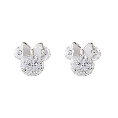 Disney Stitch & Angel Sterling Silver Stud Earrings