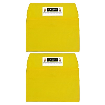 Seat Sack Laminated Fabric Small Seat Sack 12" Yellow 2/Bundle (SSK00112YL-2)