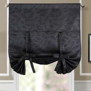 Egyptian Linens Virginia Tie Up Window Curtain Shade Rod Pocket (37" W X 63" L) - 1 of 1