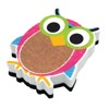 Ashley Productions® Magnetic Whiteboard Eraser, Burlap Scribble Owl, Pack of 6 - 3 of 3