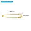 Unique Bargains Large Metal Sturdy Sewing Safety Pins for Blankets 20 Pcs - 2 of 4