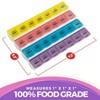 Monthly Pill Organizers – 2-Pack, 28-Day Pill Planners with Daily Compartments to Separate Pills & Vitamins, Travel-Friendly Medication Reminder - 4 of 4