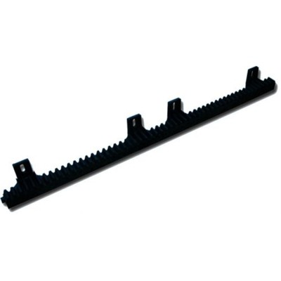 Black Nylon Gear Rack with Steel Insert for Sliding Gates