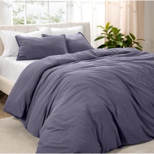 Washed Duvet Cover & Sham Set - Extra Soft, Easy Care by Bare Home, Comforter Not Included - 1 of 4
