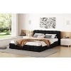 TIRAMISUBEST Queen Size Upholstered Platform Bed with Headboard, Modern Bed Frame with Wood Slats Support for Bedroom - 4 of 4