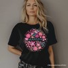 Inspiring Floral Mama T-Shirt, White, Black and Natural Boho Tee for Strong and Loving Mothers| OrnamentallyYou - 4 of 4