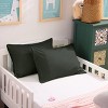 2 Pack 500 Thread Count Cotton Envelope Toddler Pillowcases, Ultra Soft Travel Pillow Cases - NTBAY - 4 of 4