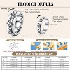 12Pcs Fidget Anxiety Rings for Women Men - Spinner Fidget Rings for Anxiety Relieving Stress - 2 of 4